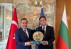 BAŞKAN DERE, BULGARİSTAN BÜYÜKELÇİSİ İLE İŞ BİRLİĞİ GÖRÜŞMESİ YAPTI